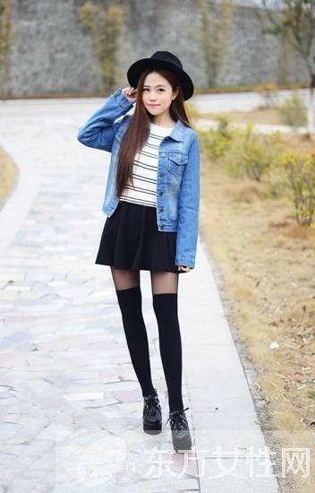 显瘦必备神器 这样搭条纹衫时尚又不失个性