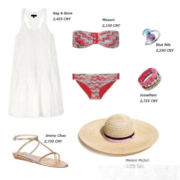 明星时尚比基尼海滩造型 这么穿简直太美了