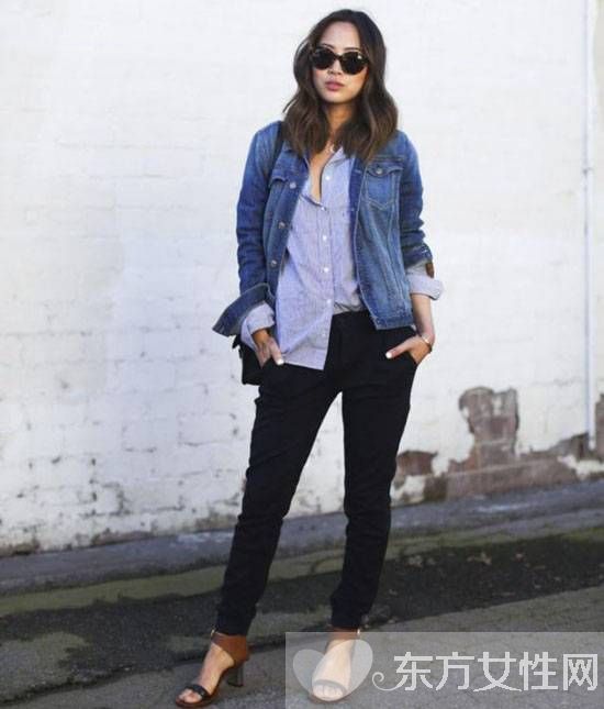 时尚条纹衬衫怎么搭配 休闲甜美风格这么穿就对了