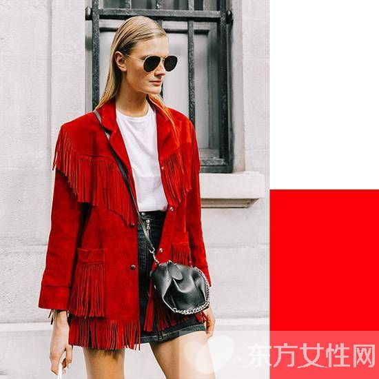 喜庆的红色 要怎么穿才显得不俗套