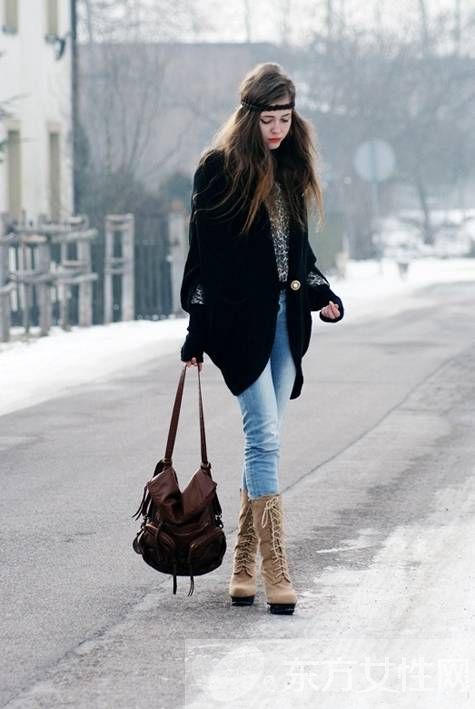 秋冬季欧美时尚穿搭秀 尽显潮流范儿