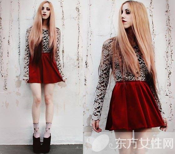 罗马高跟鞋搭配连衣裙 给你眼前一亮的感觉