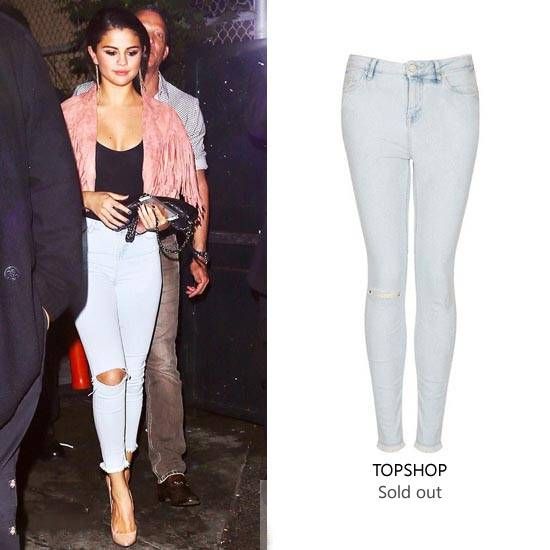 破洞牛仔裤怎么搭配 明星们都是这么穿的哦