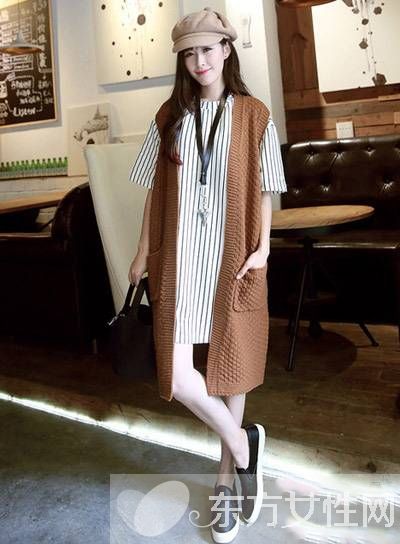 秋季长款马甲搭配技巧 混搭风呈现不一样的味道