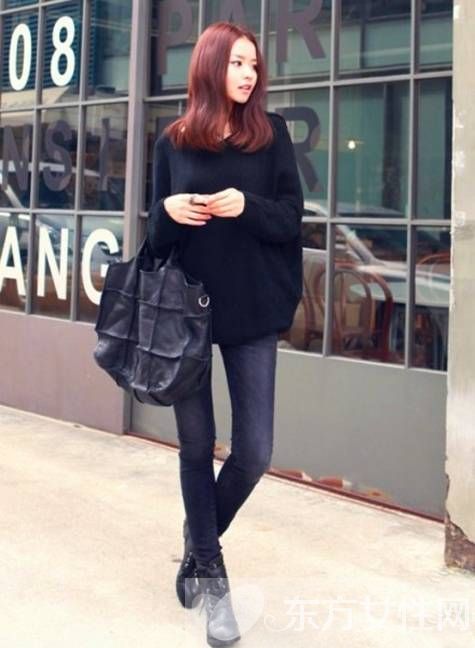 秋冬女式宽松毛衣搭配 尽显邻家女孩清新味道