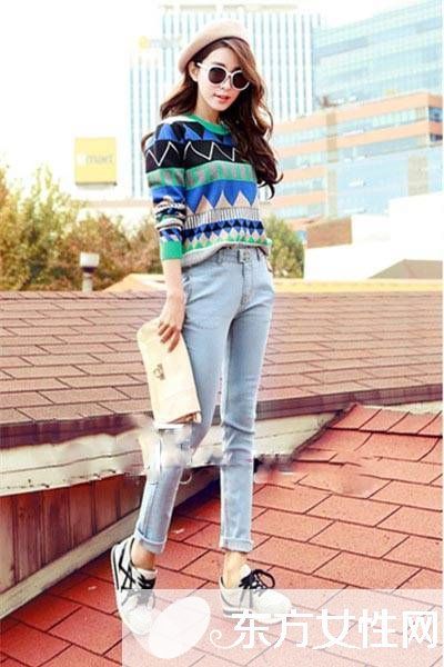 针织衫怎么搭配 韩国街头最流行的搭配方式推荐