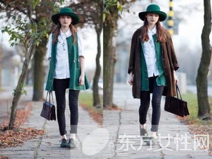 秋冬季欧美时尚混搭个性装扮 这种穿法想不潮都不行