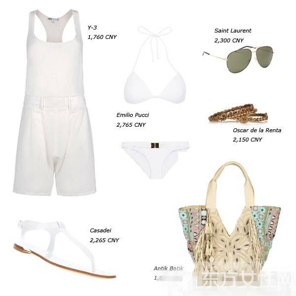 明星时尚比基尼海滩造型 这么穿简直太美了