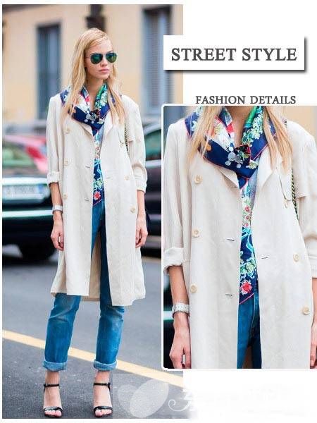 风衣外套怎么穿最好看 欧美街头最常见的潮流穿法