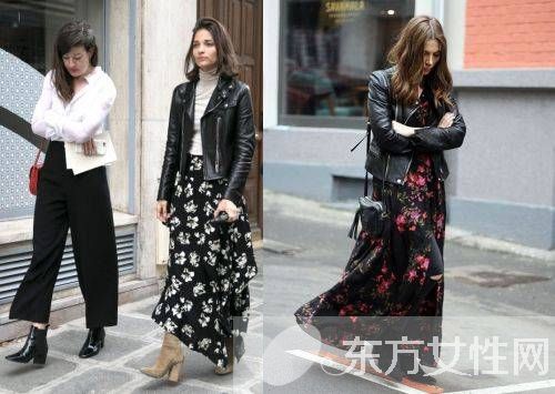 各式各样的皮衣搭配 这个冬天怎么穿都时髦