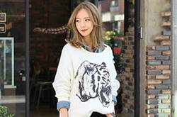 秋冬女式宽松毛衣搭配 尽显邻家女孩清新味道