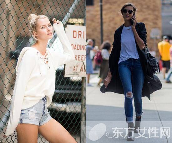 三招教你如何将破洞牛仔裤穿得更时髦