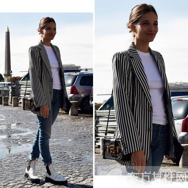 环球街拍之小西装系列 秋天这么穿简直太美了