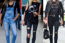 三招教你如何将破洞牛仔裤穿得更时髦