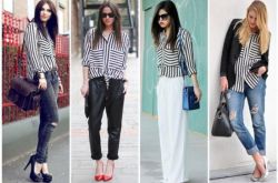 时尚条纹衬衫怎么搭配 休闲甜美风格这么穿就对了