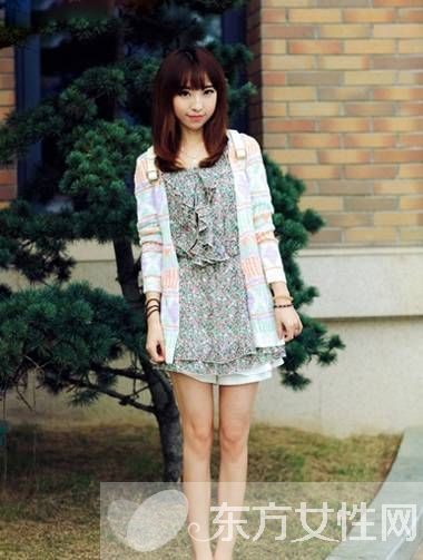 针织开衫怎么搭配 这么穿让你不止高10cm