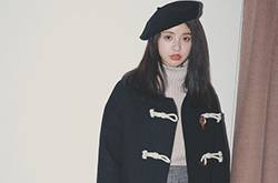 英伦学院风牛角扣大衣搭配 时髦又吸睛