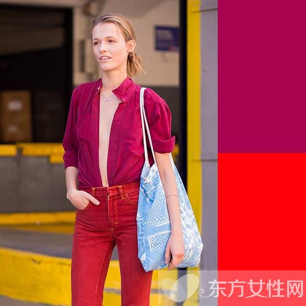 喜庆的红色 要怎么穿才显得不俗套