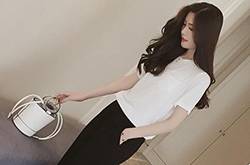 韩版时尚都市OL七分裤搭配 精致不缺乏舒适感