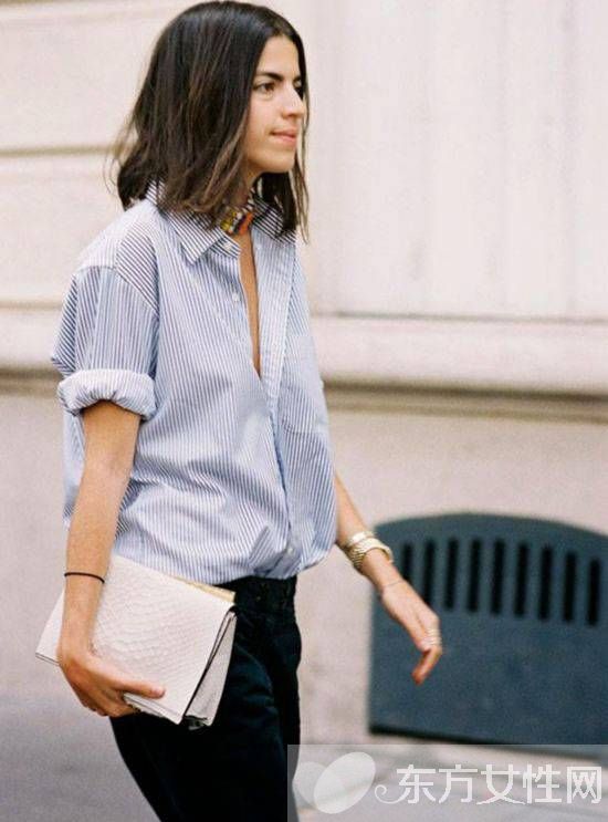时尚条纹衬衫怎么搭配 休闲甜美风格这么穿就对了