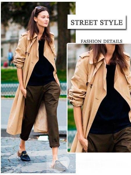 风衣外套怎么穿最好看 欧美街头最常见的潮流穿法