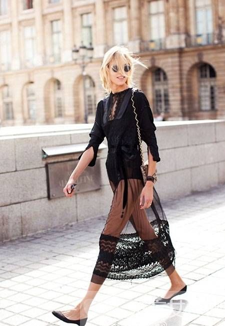 蕾丝连衣裙性感穿搭 不但凉爽舒适还百分百女人味