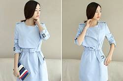 超百搭韩版流行风衣款式 保暖又不失时尚感