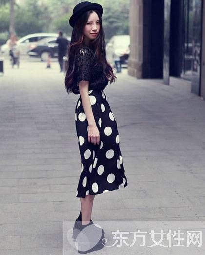 波点控看过来 巧妙打造复古淑女造型