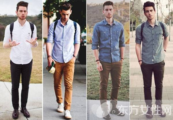 时尚型男衬衫搭配技巧 这么穿想不帅都难