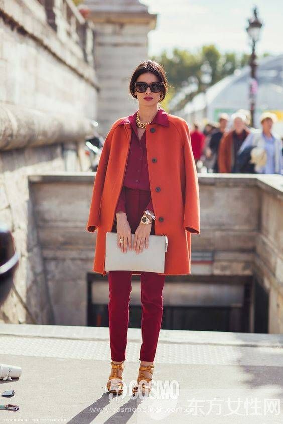 秋季配色宝典 快看这些时尚达人是怎么示范的