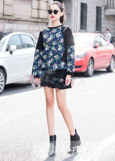 矮个女生时尚混搭风格 这么穿完美比例就出来了