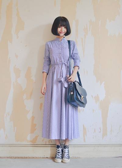 秋季长裙搭配技巧 长裙飘飘仙气十足