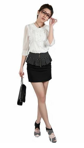 巧选职场西装裙 尽展职场女性迷人风采