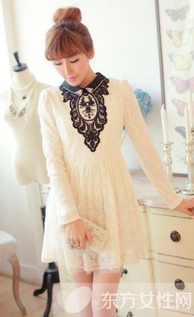 蕾丝短裙时髦搭配法 收腰款式轻松帮你塑造小蛮腰