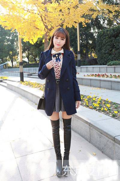 冬季日系学院风搭配 轻松穿出减龄范儿