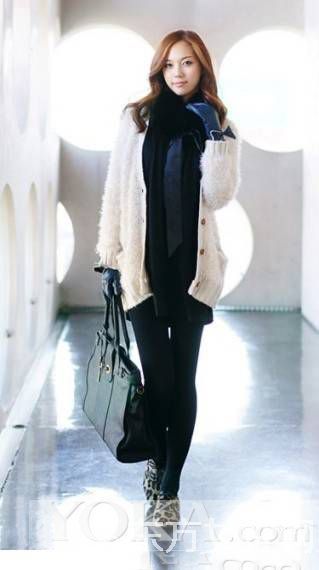 开衫毛衣怎么搭配好看 巧妙混搭风就是这么美