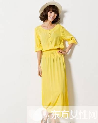 春夏时尚穿衣搭配术 明亮黄色系超显肤色