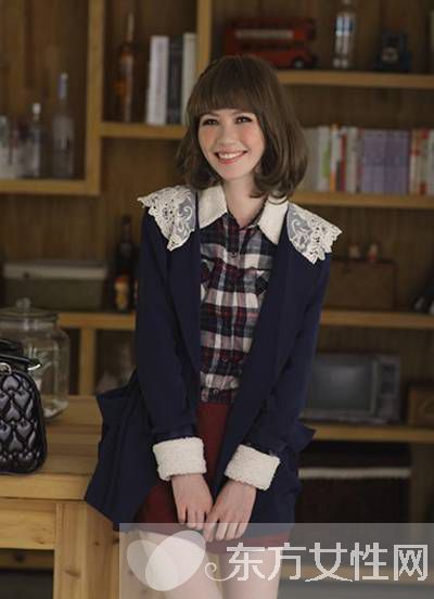 小清新时尚冬季女装搭配守则必看 格子元素文艺范足