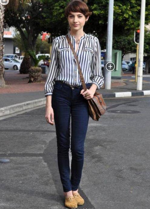 欧美街拍英伦风搭配 纽约街头的最美风景