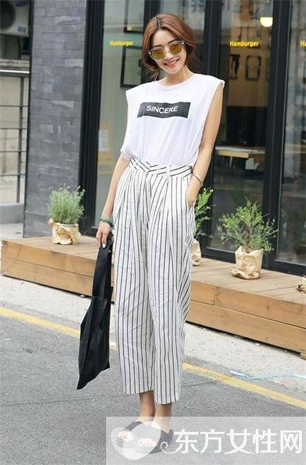夏日超美穿搭术 凉拖+裤装时髦又有品