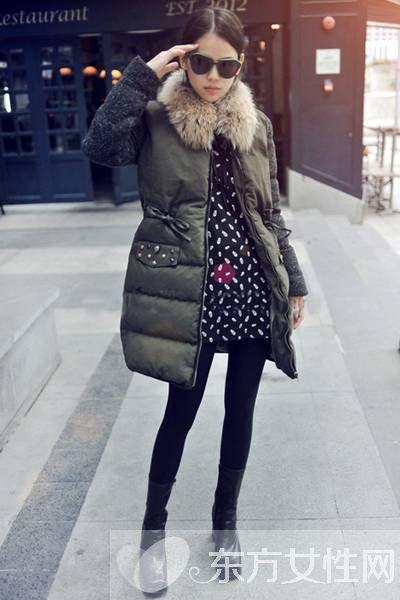 中长款棉衣外套这样搭 让你立马变身街头潮人