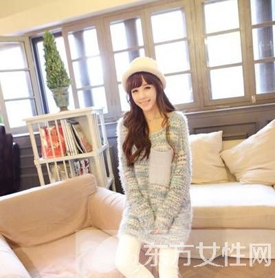 春季马海毛毛衣搭配 不仅御寒还狂凹造型