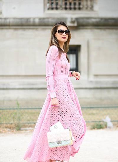 秋季长裙搭配技巧 长裙飘飘仙气十足