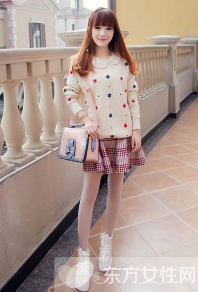 韩版宽松毛衣搭配法 搭对了显瘦身材随便show