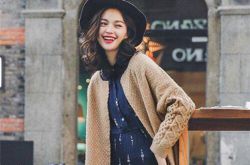 2016早春时尚街拍 毛衣外套怎么穿怎么美