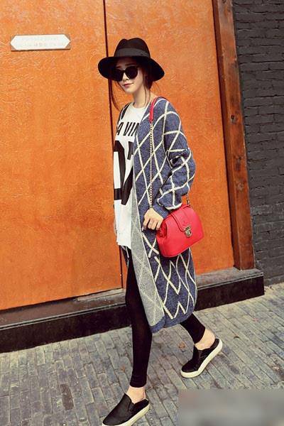 秋季毛衣最佳搭配 甜美气质就是怎么来的