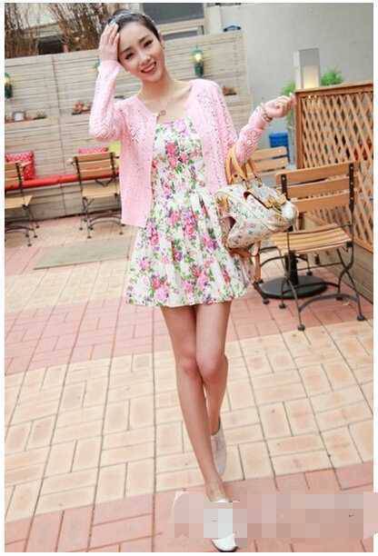 印花连衣裙搭配推荐 秒变甜美小女人