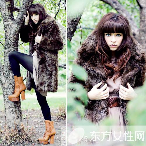 时尚皮草外套搭配法 别让你的高档货成了地摊货