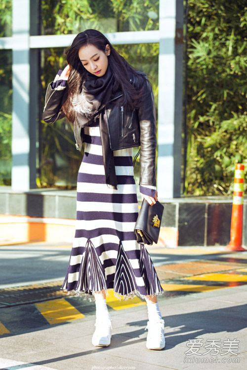 宋茜身材好又会穿 赶紧学她的早春穿衣经