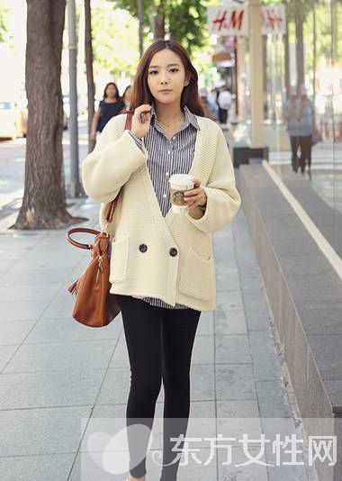 韩版宽松毛衣搭配法 搭对了显瘦身材随便show